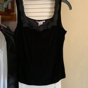 Cute velvet tank back CAbi. Size medium